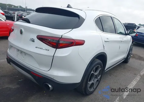 2018 Alfa Romeo Stelvio Ti Awd from USA, damaged, VIN ZASFAKBN1J7B83520